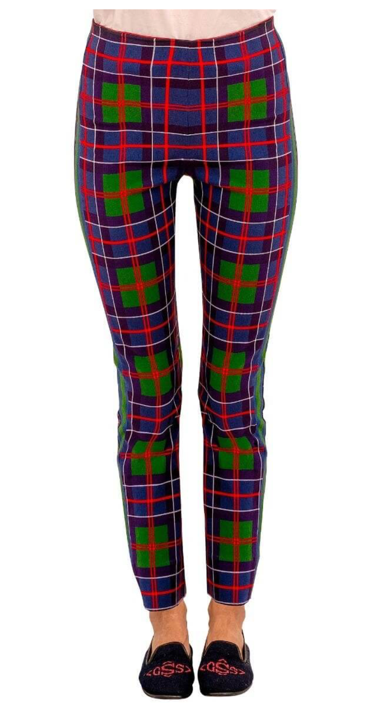 Gretchen Scott - Gripeless Pull on Pants - Balmoral Plaid